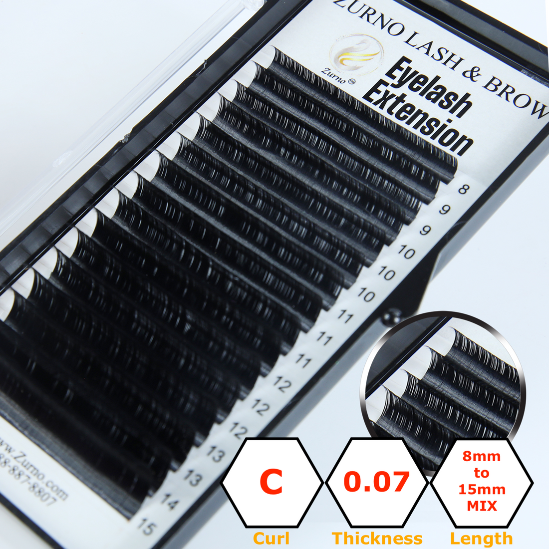 Classic Lash - C Curl - Thickness & Length Optional