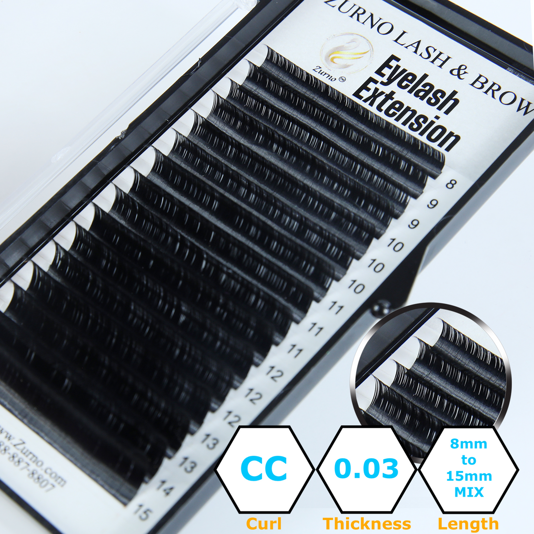 Classic Lash - CC Curl - Thickness & Length Optional