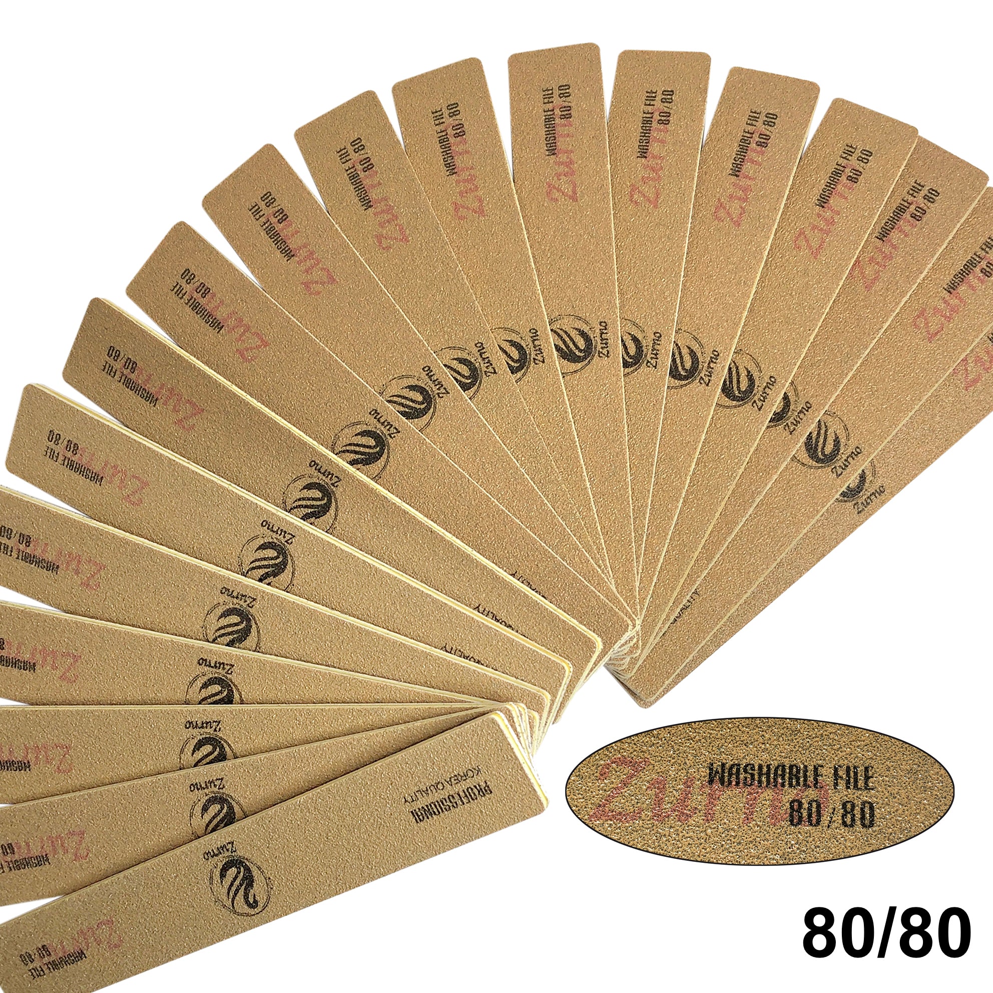 Korea Quality - Gold Nail File 80/80 - 100/100 - 80/180