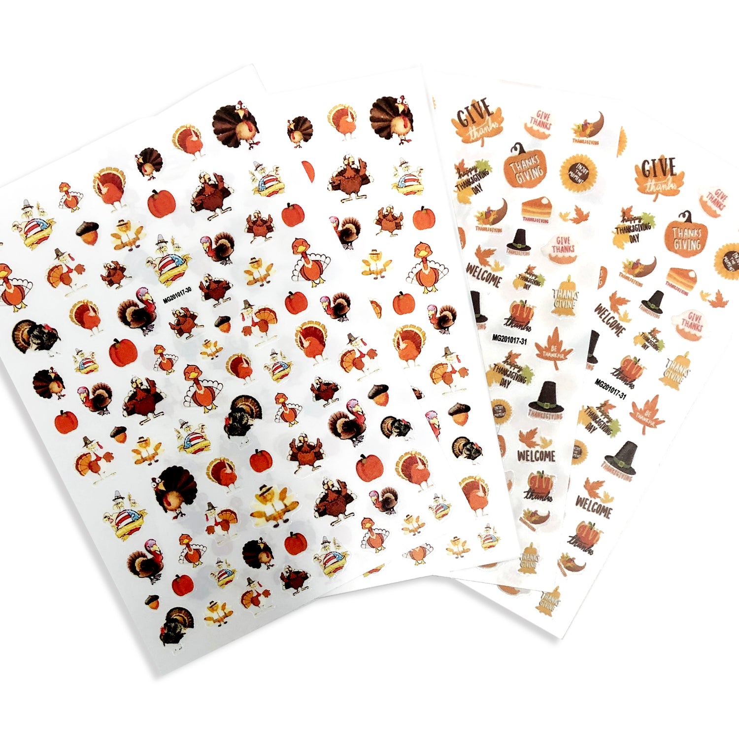 Sticker - Thanksgiving - Set 4 pcs