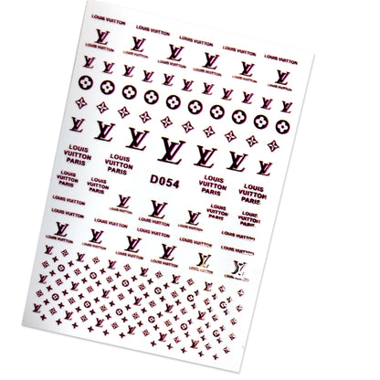 Sticker - Brand LV - Set 11 Colors