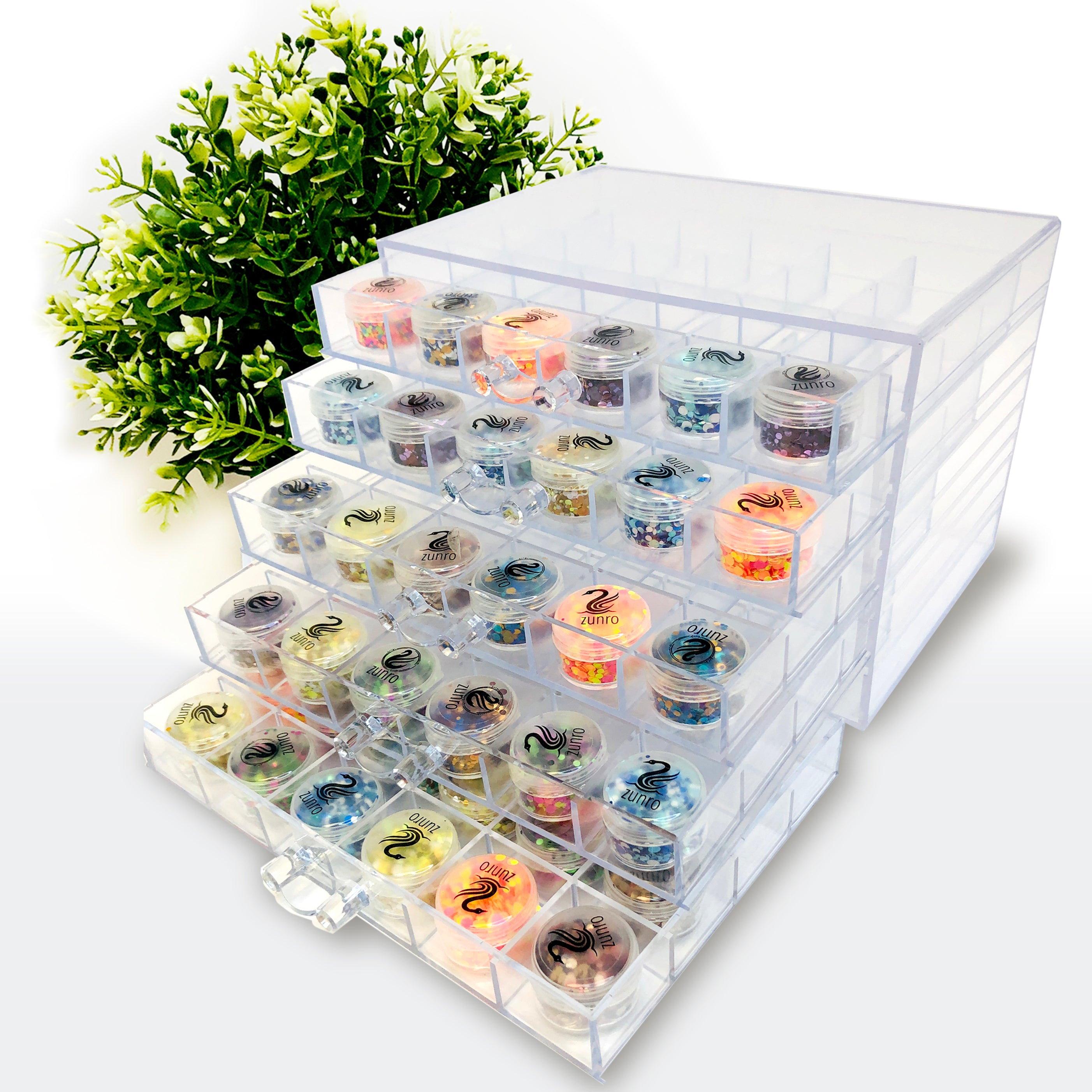 Nail Art Storage Box - 5 layers 120 grids