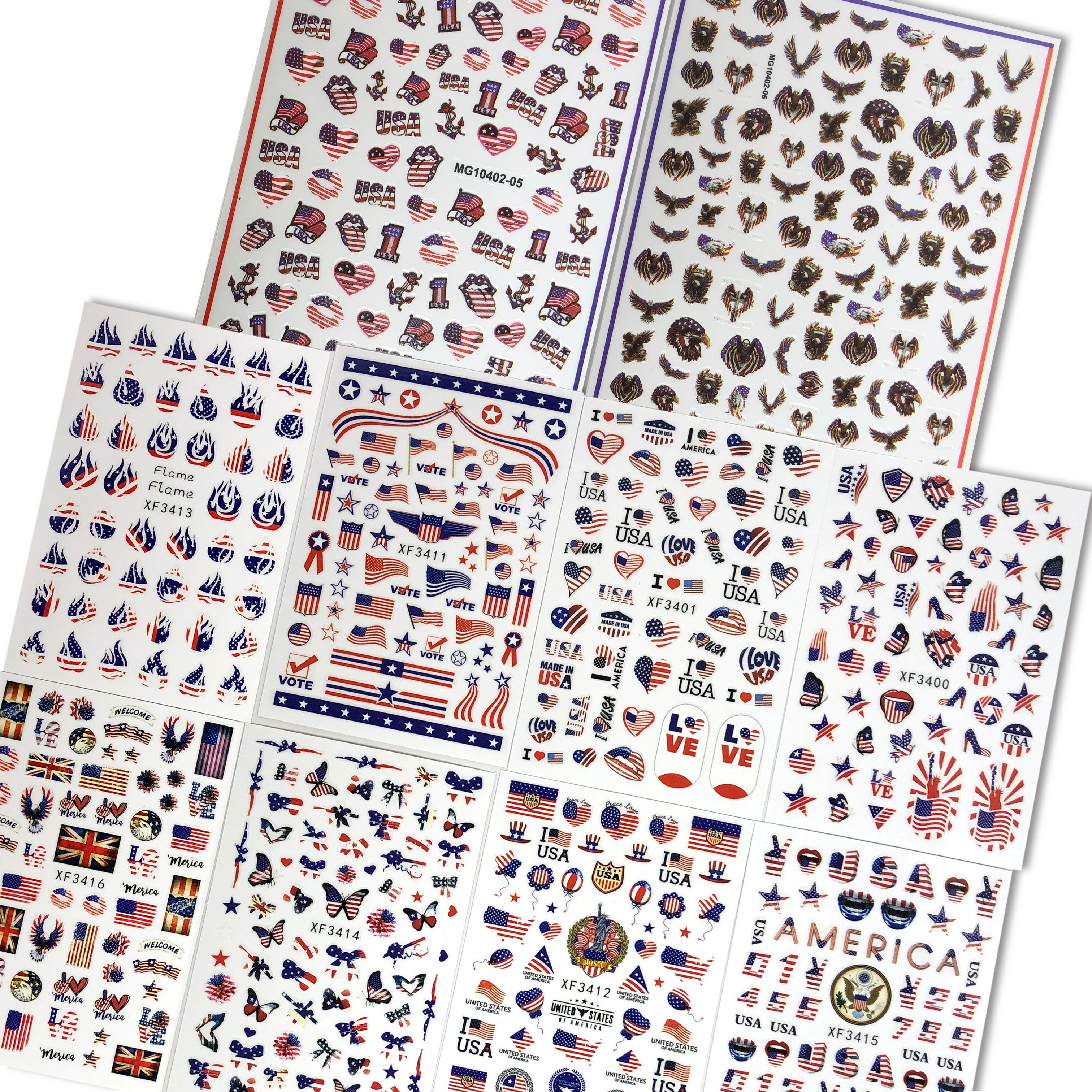 JULY 4th Sticker - 10 designs