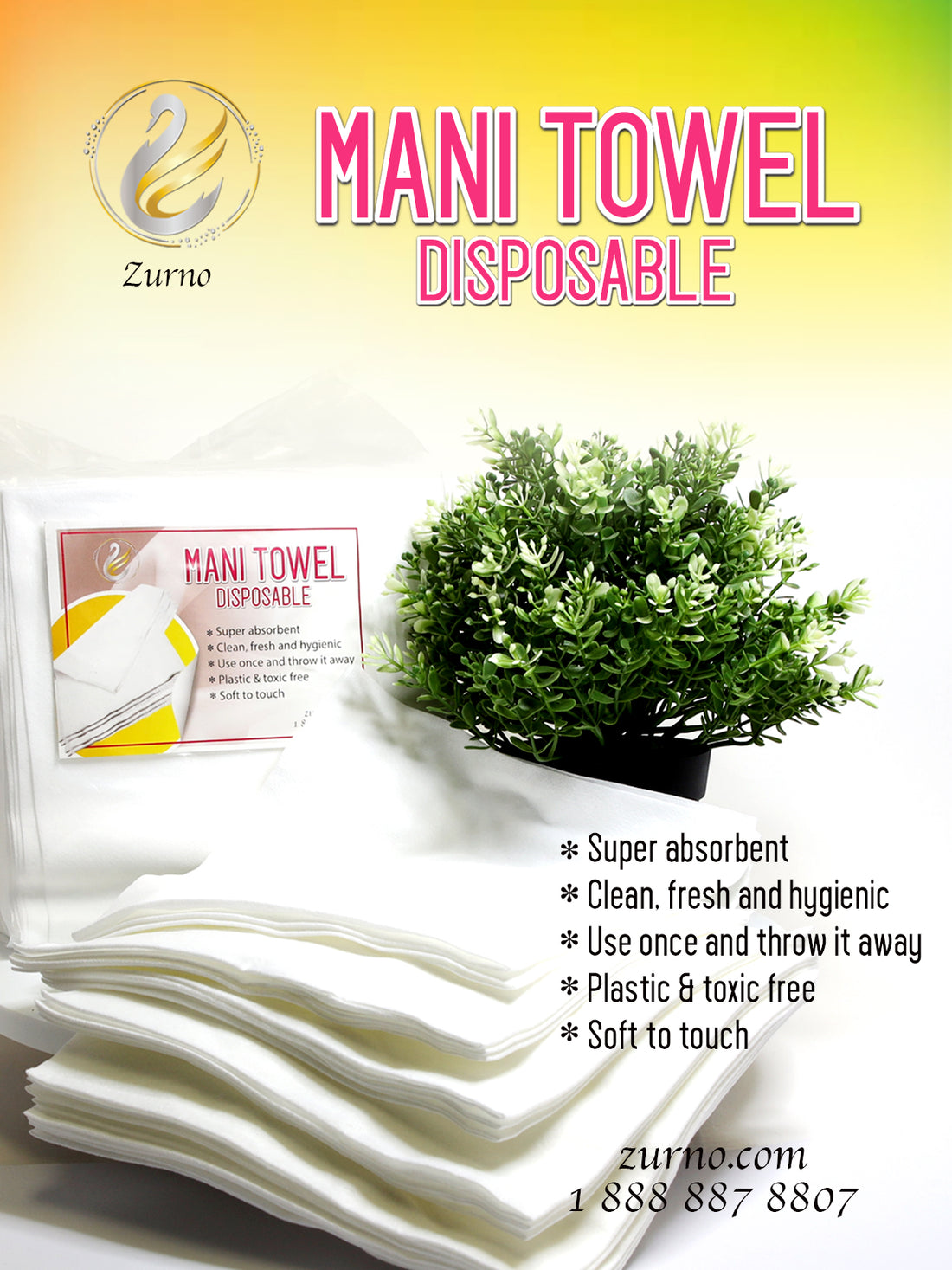 Zurno Disposable Mani Towel