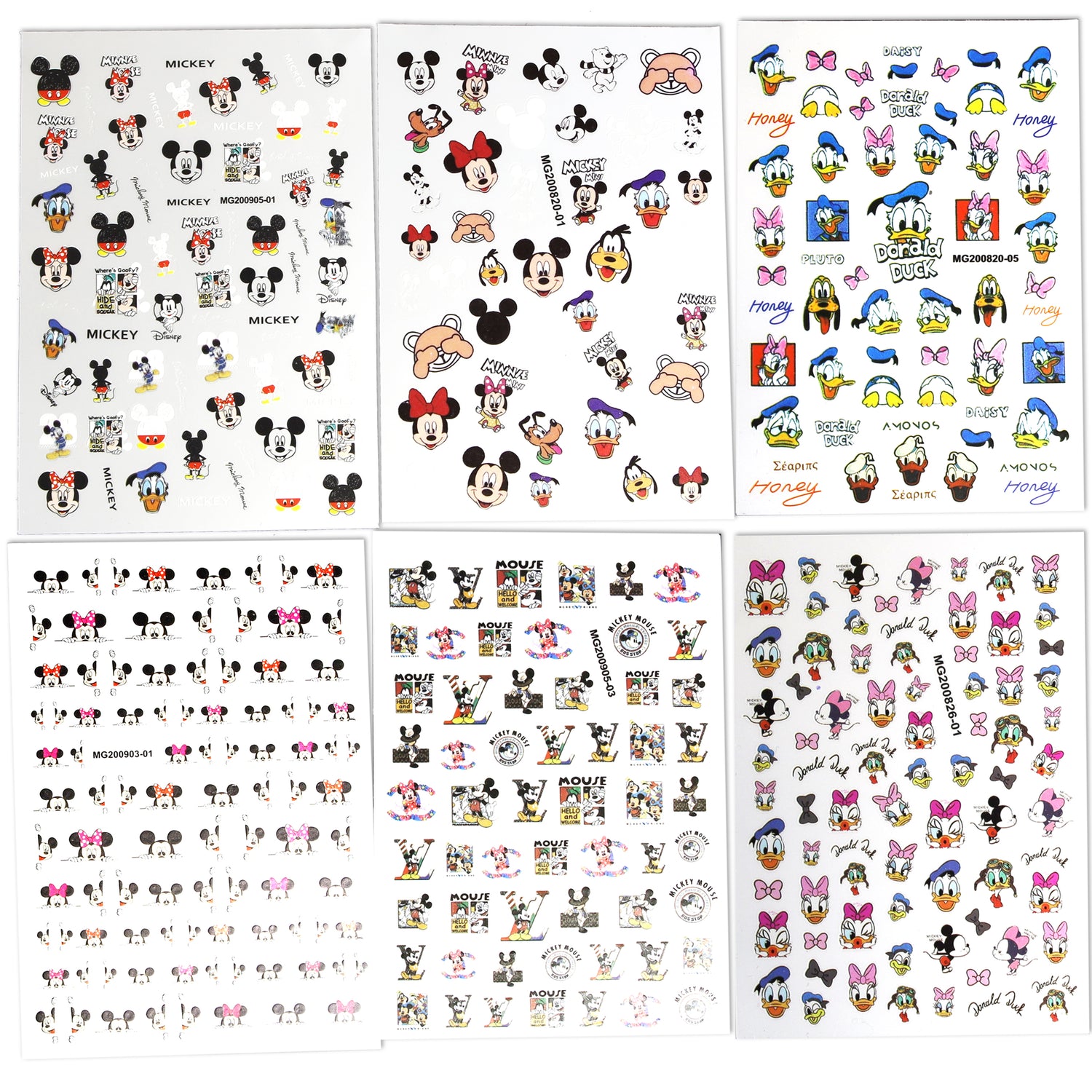 Mickey Sticker Set 2 (6pcs)