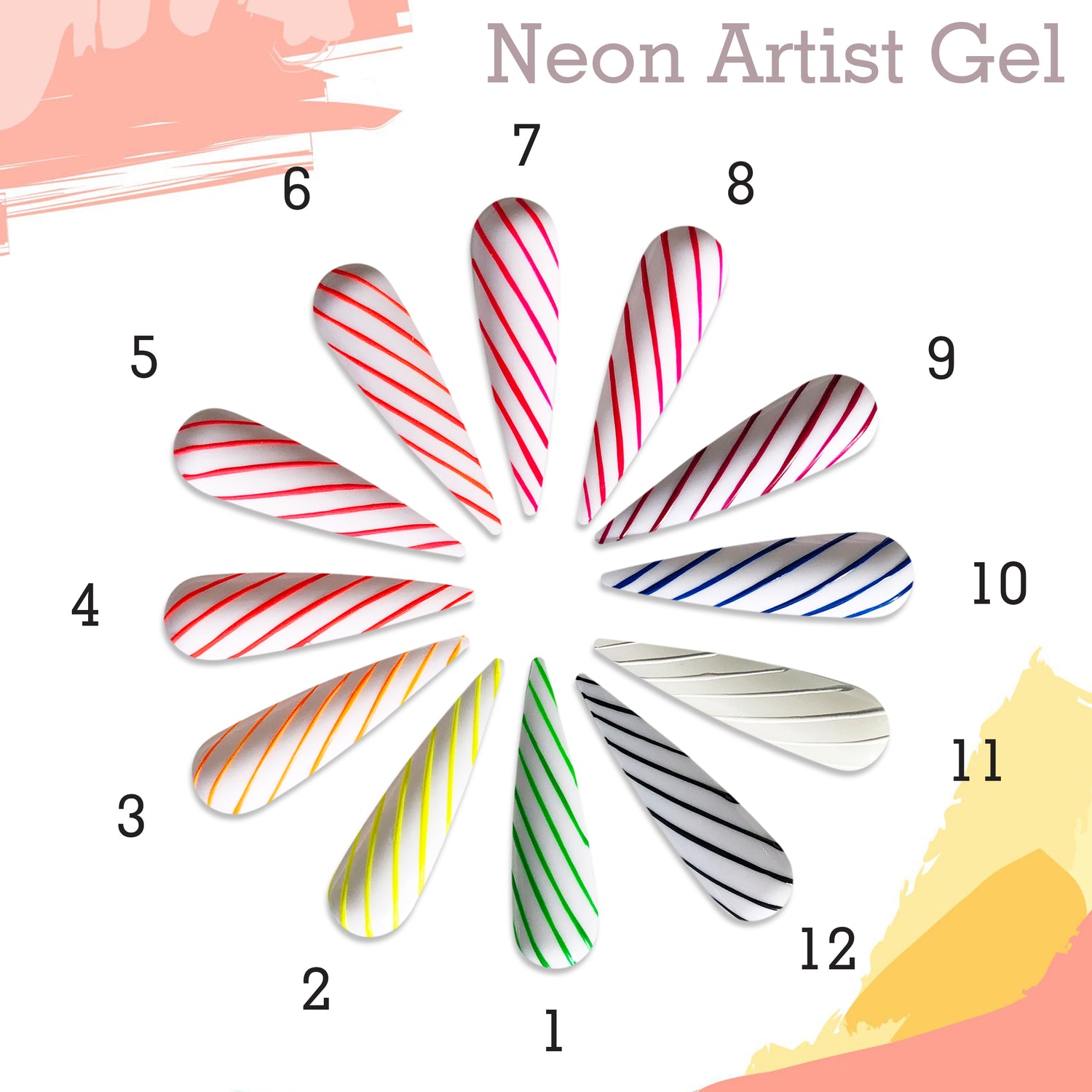 ARTIST GEL - NEON COLLECTION