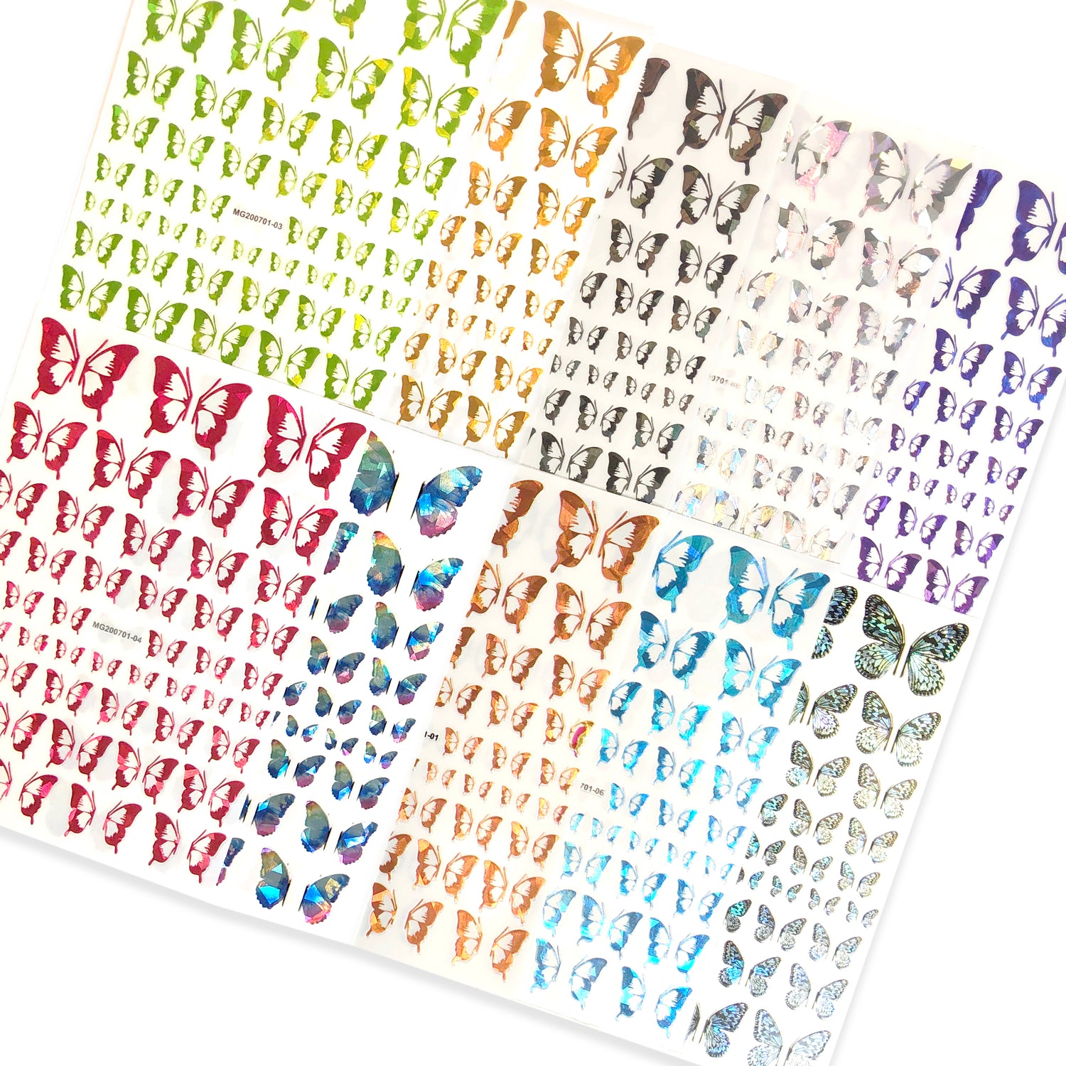 Butterfly Holo Set 5 (10pcs)