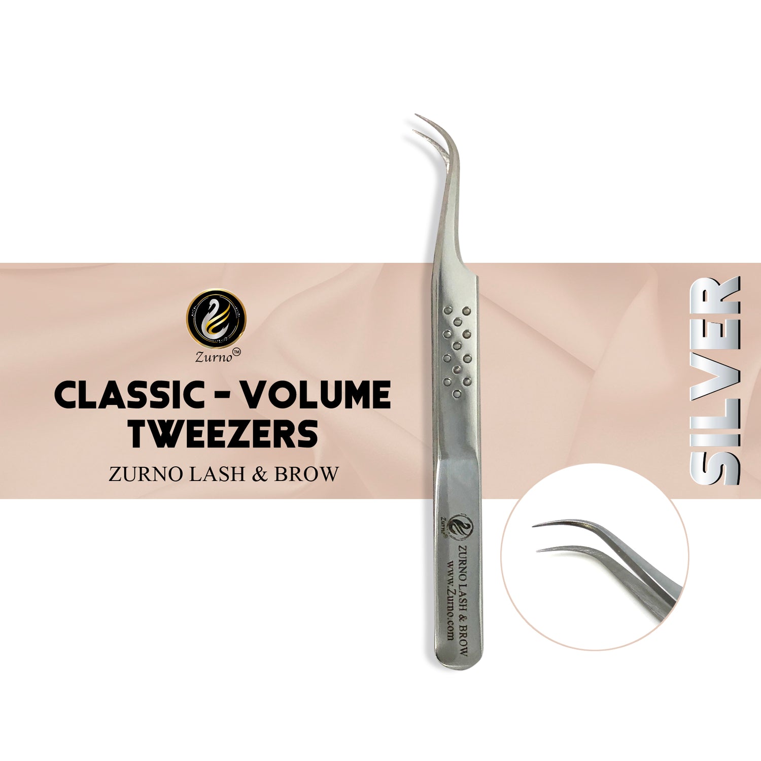 Zurno Professional Eyelash Extension Tweezer