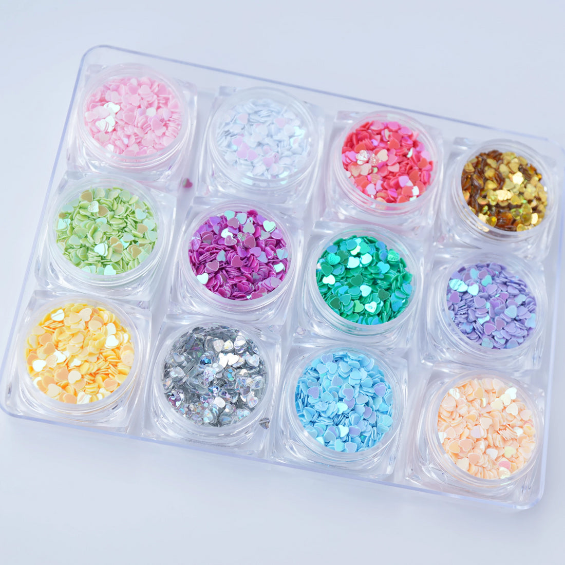 Fancy Glitter - 12 Colors (Star/Heart/Twinkle)