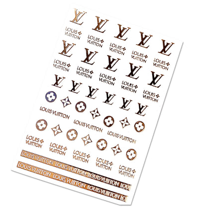 Sticker - Brand LV - Set 11 Colors