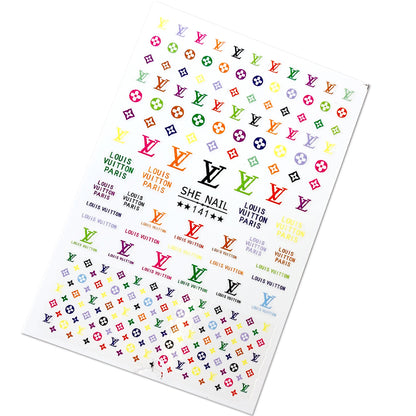 Sticker - Brand LV - Set 11 Colors