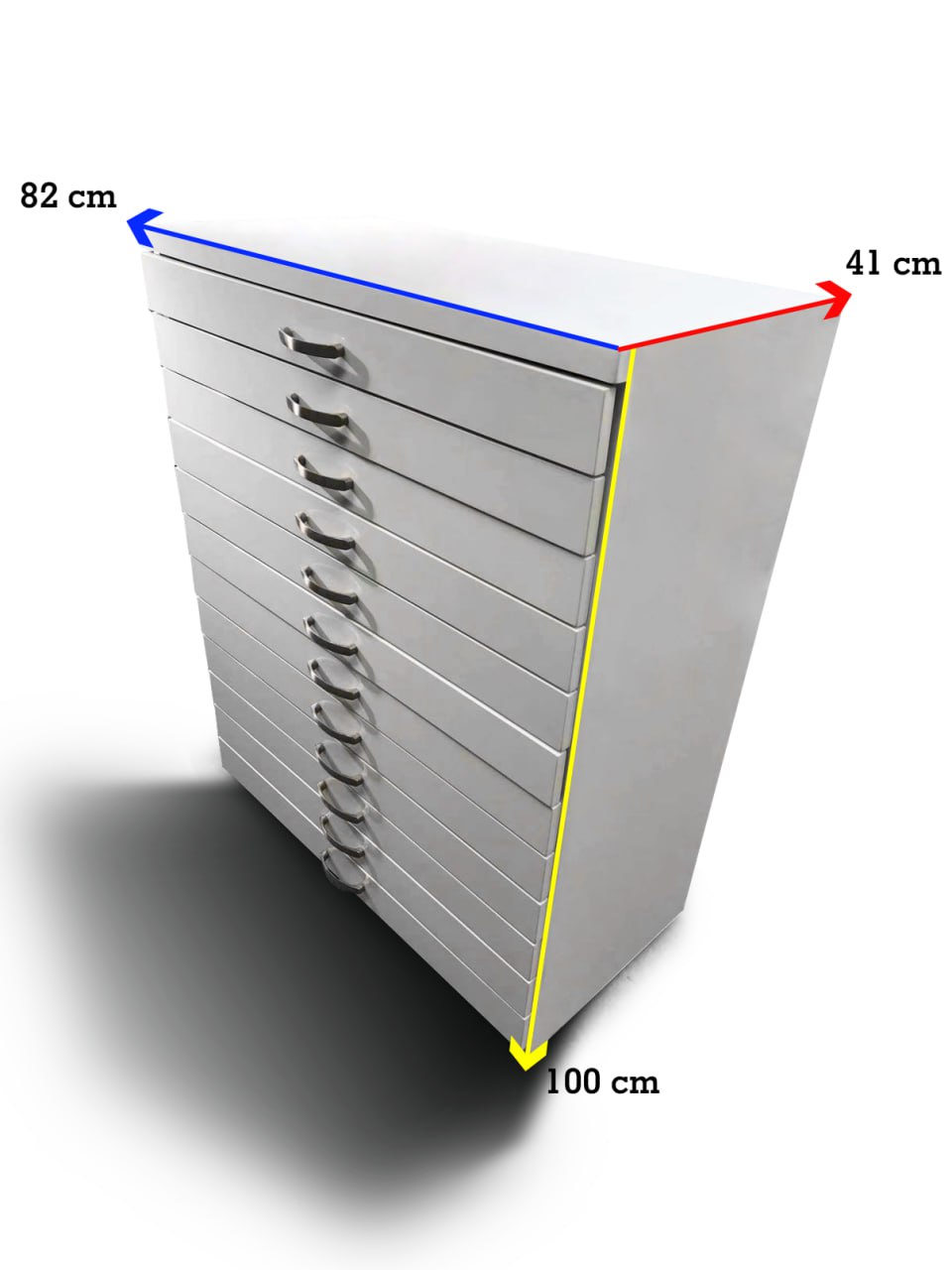 Nail Powder Cabinet - Capacity 480 Jars