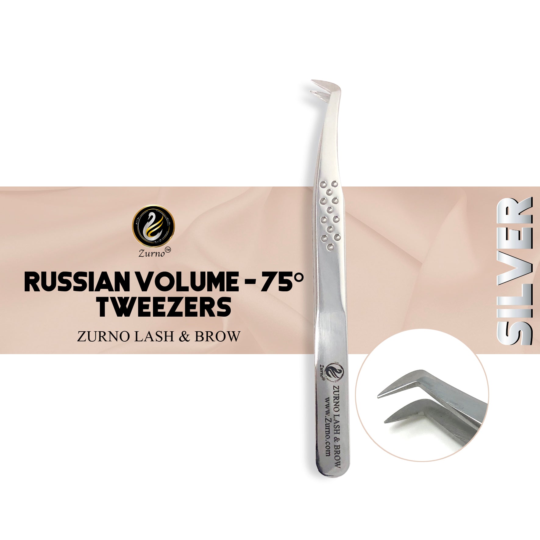 Zurno Professional Eyelash Extension Tweezer